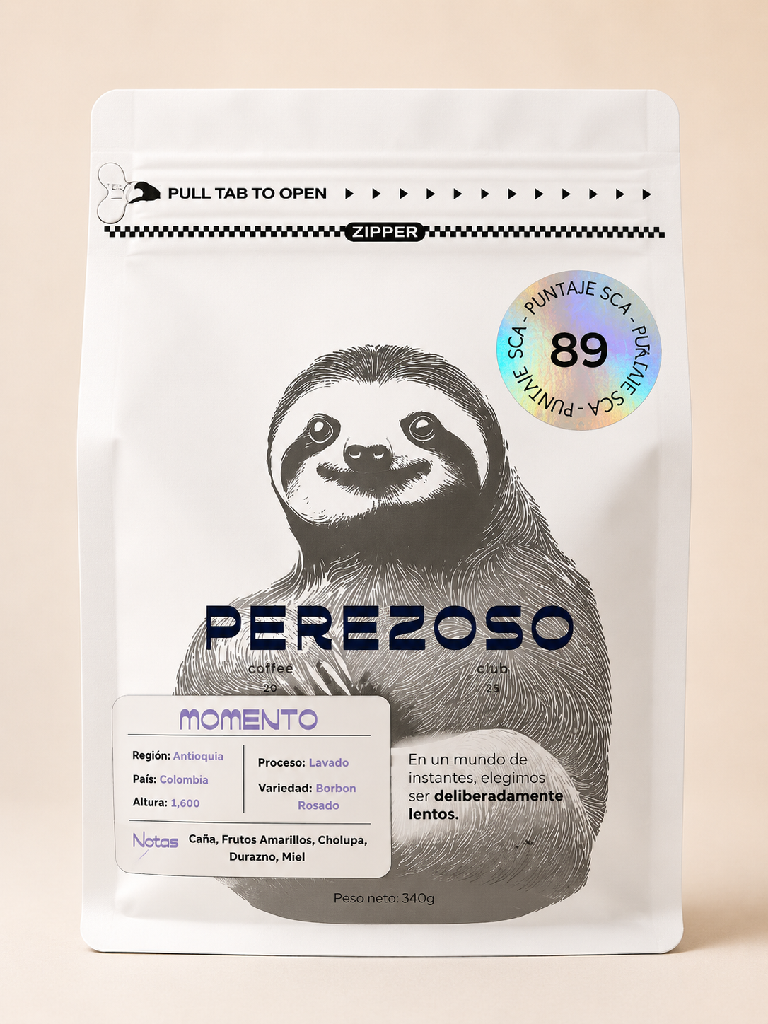 Perezoso Momento Bourbon Rosado